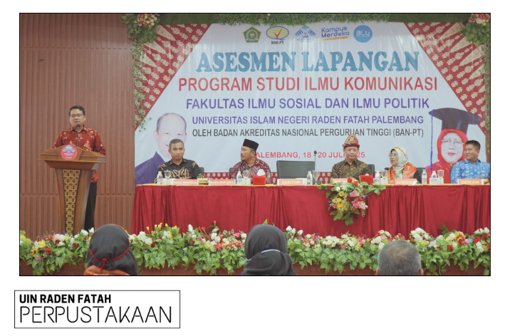 Kepala UPT Perpustakaan Hadiri Asesmen Lapangan Prodi Ilmu Komunikasi FISIP